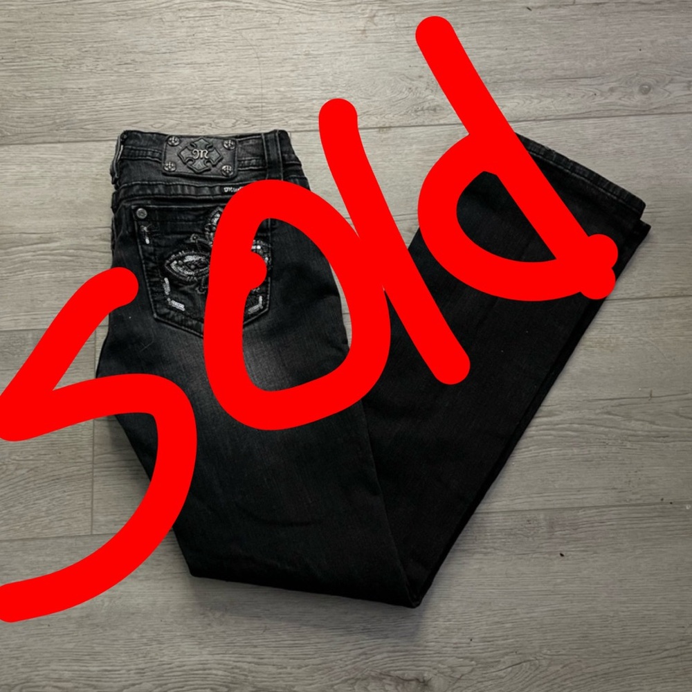 Black Embellished Jeans